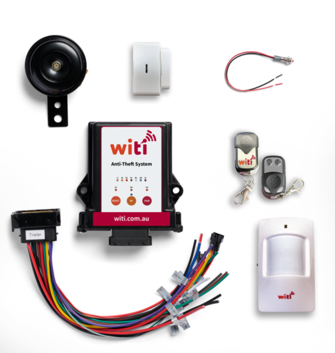 WiTi Anti-Theft Kit Contents