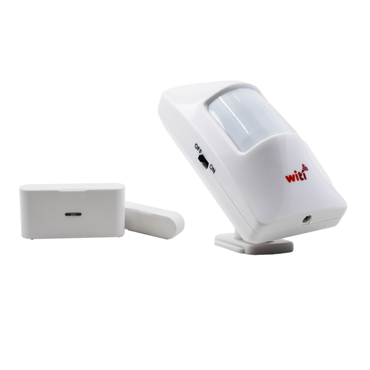 WiTi Anti-Theft magnetic door switch and PIR sensor for caravan intrusion detection