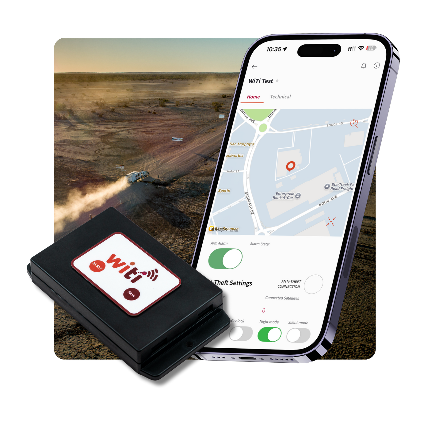 WiTi Anti-Theft & SafeTrack GPS Bundle