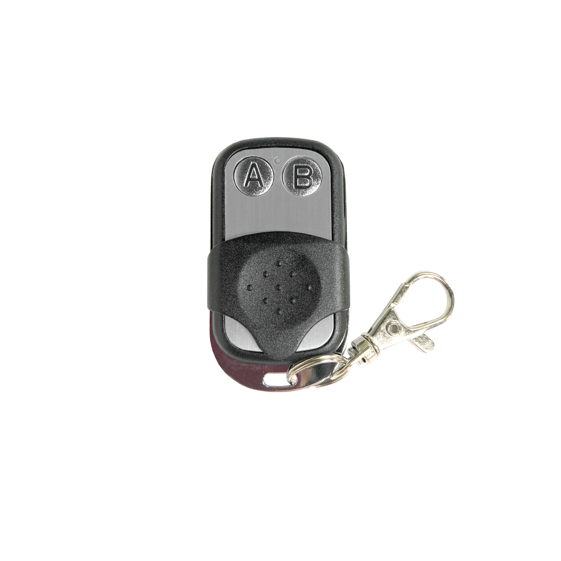 WiTi Anti-Theft remote control with keychain attachment on a white background.