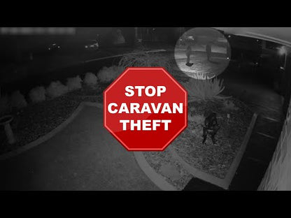 Real CCTV footage — WiTi Anti-Theft System stops a late-night caravan theft attempt